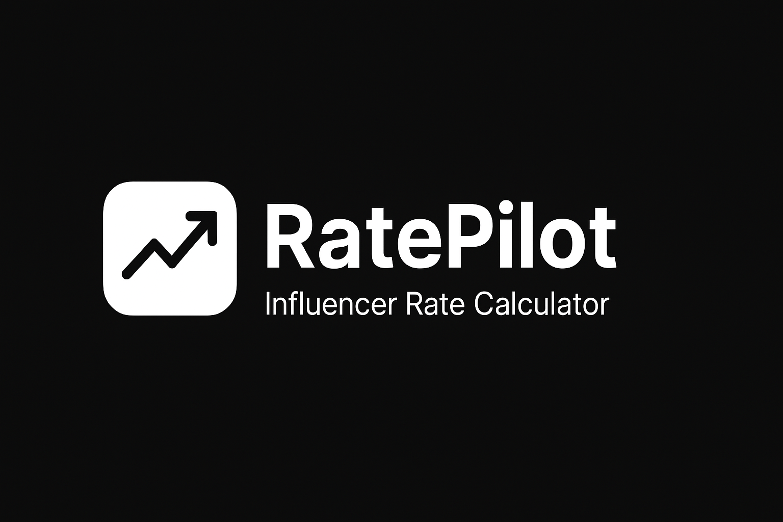 RatePilot - Influencer Rate Calculator